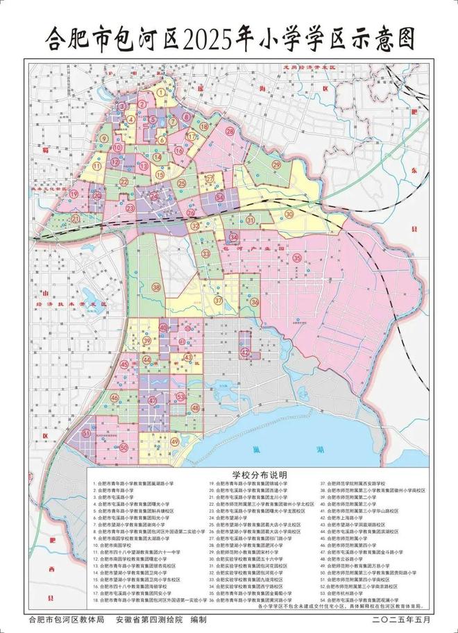 引入名校！2025合肥学区巨变凯发k8国际首页登录高新、新站(图3)