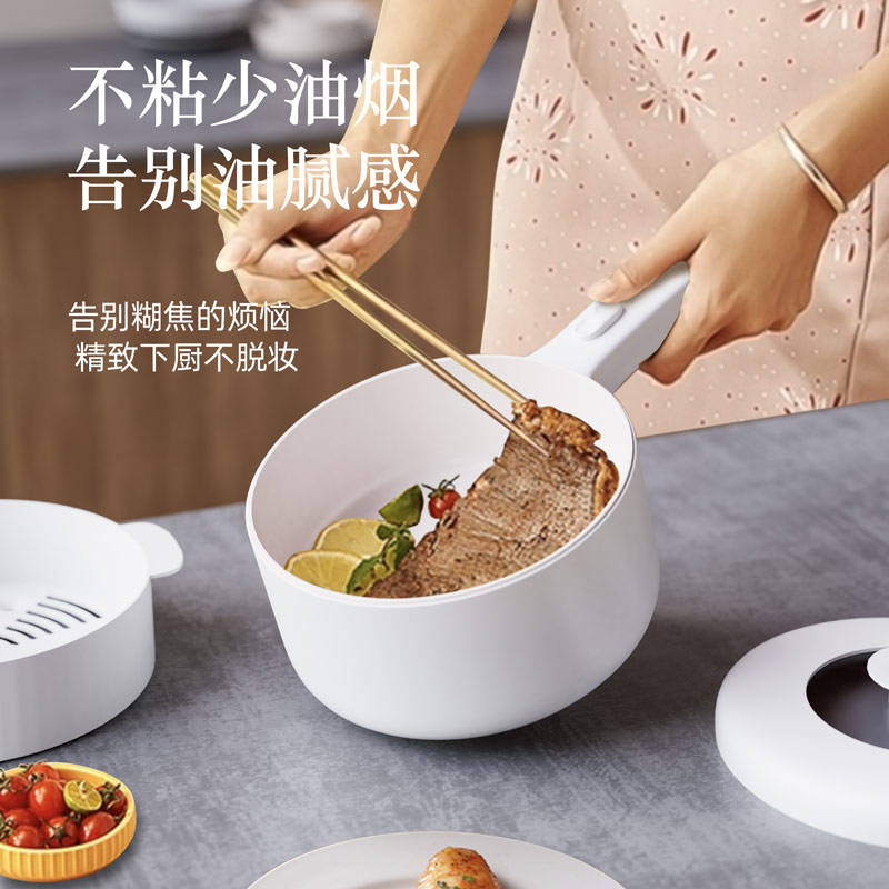 炒蒸炸煮样样行轻松搞定一日三餐！k8凯发现代电煮锅！不用明火煎(图3)